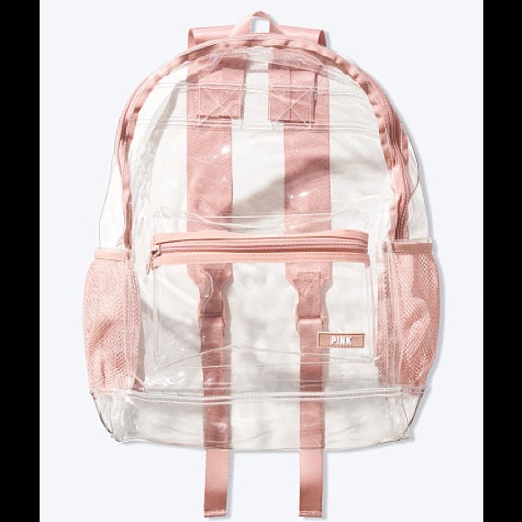PINK Victoria's Secret Bags Victorias Secret Pink Clear Campus